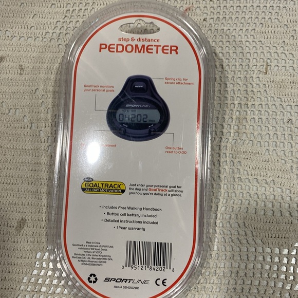Sportline Step & Distance Pedometer- New in Sealed Plastic - Picture 3 of 5